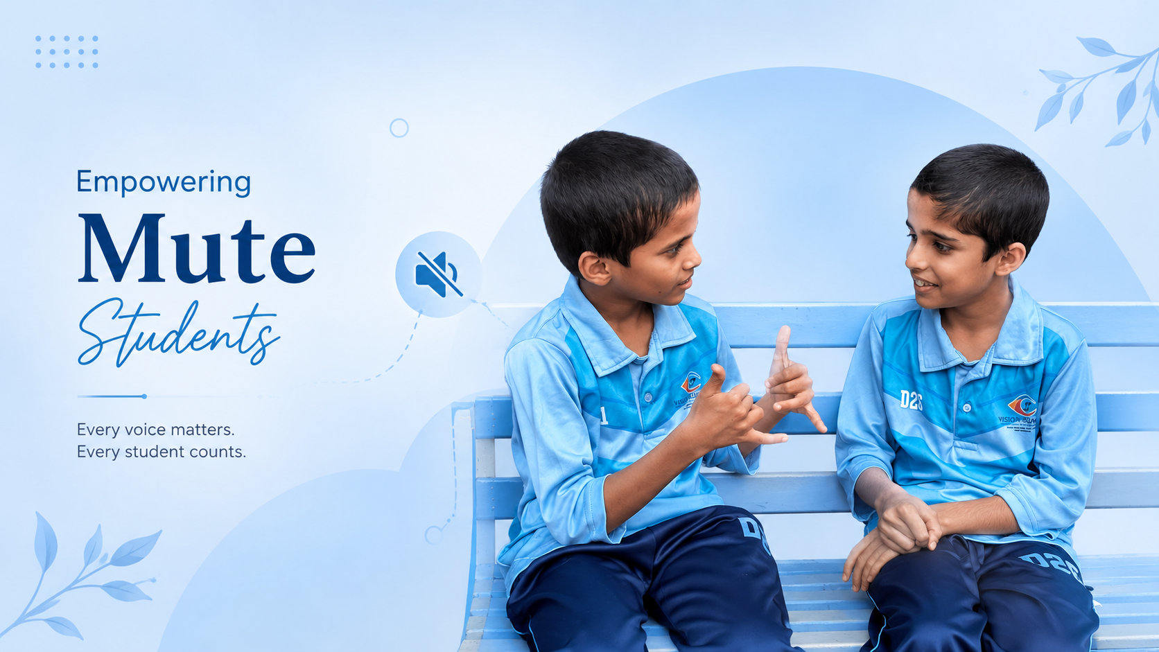 Vision School Speech Impaired Hero Banner